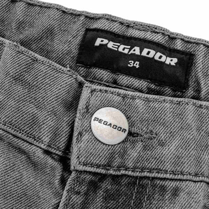 Pegador Baures Straight Jeans - Washed Grey PGDR-3076-074-