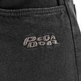 Pegador Waco Wide Baggy Jeans Washed Black PGDR-4373-002-