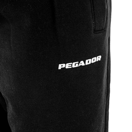 Pegador Logo Wide Sweat Pant Jogging Hose - Washed Black White Gum PGDR-1148-002/004/315-