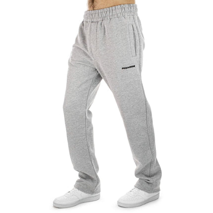 Pegador Logo Wide Sweat Pants - Heather Grey Black PGDR-1148-224/001-