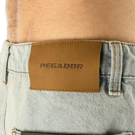 Pegador Kolar Jorts Short - Sand Washed Blue PGDR-4901-082-