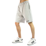 Pegador Logo Heavy Sweat Shorts - Vintage Light Grey Black PGDR-1569-543/001 - vintage hellgrau