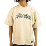 Pegador Beech Terry Boxy T-Shirt PGDR-3308-429 - beige-weiss-schwarz