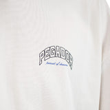 Pegador Crego Oversized T-Shirt - Washed Warm White PGDR-4676-551-