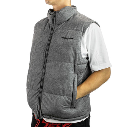 Pegador Landin Puffer Vest Weste - Concrete Grey PGDR-1910-595-