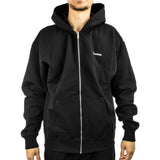 Pegador Logo Oversized Sweat Jacke Zip Hoodie PGDR-1171-002 - schwarz