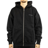 Pegador Logo Oversized Sweat Jacke Zip Hoodie PGDR-1171-002/010/315 - schwarz gewaschen-dunkelgrau