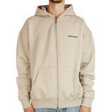 Pegador Colne Logo Oversized Sweat Zip Hoodie 60221644 - creme