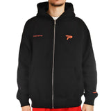 Pegador Barone Raglan Sweat Zip Hoodie 60221684 - schwarz-orange