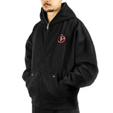 Pegador Rigad Boxy Sweat Jacke Full Zip Hoodie PGDR-4356-002-