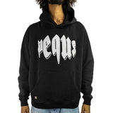 Pequs Outlined Mythic Logo Hoodie 60210262 - schwarz-hellblau