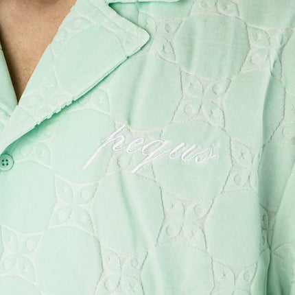 Pequs Chest Logo Monogram Frottee Hemd 60350063-