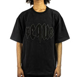 Pequs Mythic Logo Patch T-Shirt 60620024 - schwarz