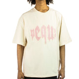 Pequs Mythic Logo Patch T-Shirt 60620027 - creme-rosa