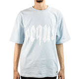 Pequs Mythic Logo T-Shirt 606200011 - hellblau-weiss