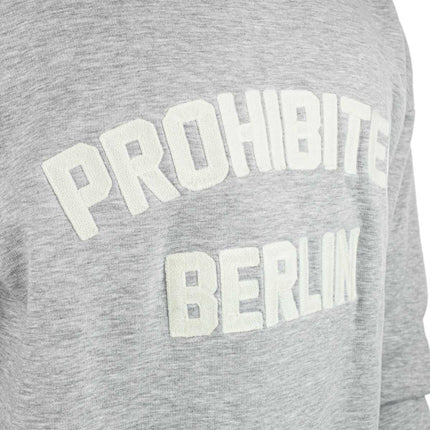Prohibited Berlin PB Crew Neck - Grey Melange 10800610008-
