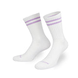 Patron Socks Sportsocken weiss mit lavendel Streifen PS-48-754-2 - weiss-lavendel