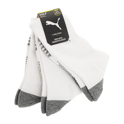 Puma Essential Crew Cut 3er Pack 858563-01 - weiss-grau