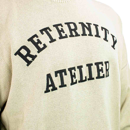 Reternity Evenie Logo Knit Sweatshirt - Cream 1006253030-