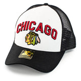 Starter Chicago Blackhawks NHL Penalty Snapback Cap LS41B689 CHW - schwarz-weiss