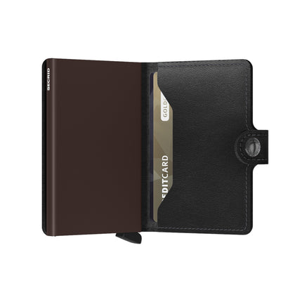 Secrid Miniwallet Original M-Black-Brown-