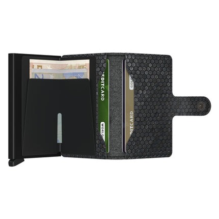 Secrid Miniwallet Hexagon MHe-Black-