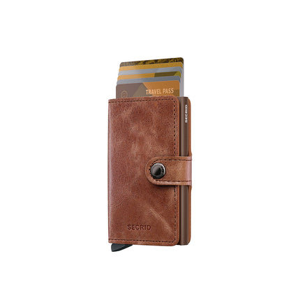 Secrid Miniwallet Vintage Cognac-Brown MV-Cognac-Brown-
