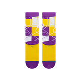 Stance Los Angeles Lakers NBA Zone Socken A545C23ZLA-PUR-