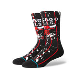 Stance Chicago Bulls NBA Overspray Socken A555C23CHI-BLK - schwarz-weiss-rot