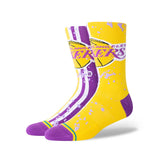 Stance Los Angeles Lakers NBA Overspray Socken A555C23LAL-GLD-