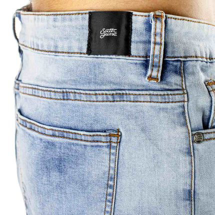 Sixth June Light Washed Denim Jeans M4066HDE-