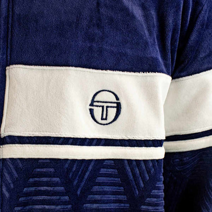 Sergio Tacchini Debossed Damarindo Velour Track Suit Jogging Anzug STS24M50902-225-