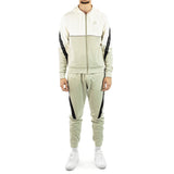 Sergio Tacchini Diagonalley Tracksuit Jogging Anzug 40779-996 - grün-beige-weiss