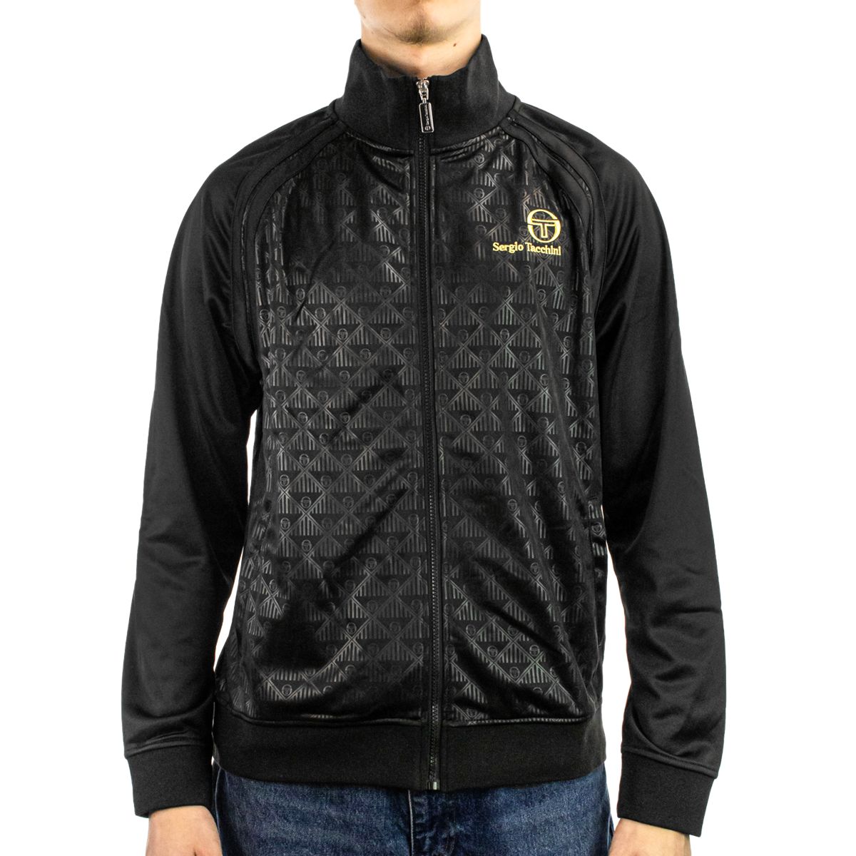 Sergio Tacchini Ghibli Trainings Jacke STM12114-160 schwarz-gold