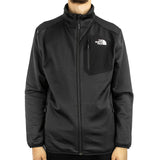 The North Face Crest Full Zip Fleece Optic Jacke NF0A897CJK3 - schwarz