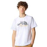 The North Face Mountain Line T-Shirt NF0A87NTFN4 - weiss-grau-beige