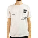 The North Face Foundation Coordinate T-Shirt NF0A882ZV3L - weiss-schwarz