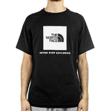 The North Face Raglan Redbox T-Shirt NF0A87NJJK3 - schwarz