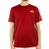 The North Face Redbox T-Shirt NF0A87NPPOJ - dunkelrot
