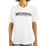 True Religion Relaxed NU Brush T-Shirt 107084-1708 - weiss-schwarz