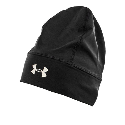 Under Armour Storm Launch Velociti Beanie Winter Mütze 1380001-001 - schwarz-silber