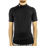 Under Armour HeatGear® Armour Compression Mock T-Shirt 1372586-001 - schwarz