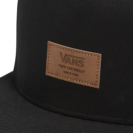 Vans Off The Wall Patch Snapback Cap VN000GKTBLK - schwarz-braun