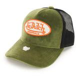 Von Dutch Kent Velvet Trucker Cap 7030478 - grün-schwarz