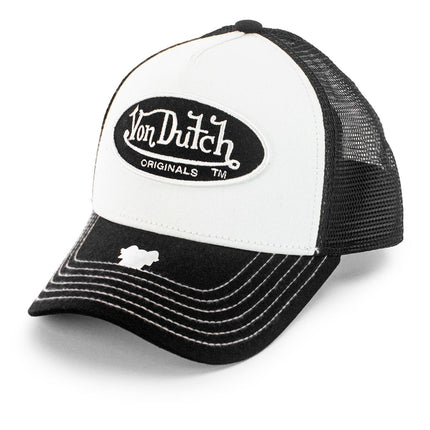 Von Dutch Boston Trucker Cap 7030149 - weiss-schwarz