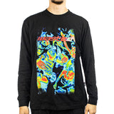 Wasted Paris Paris Fusion Longsleeve 169870 Black - schwarz-bunt-rot