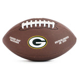 Wilson NFL Team Logo Green Bay Packers (Gr. 9) American Football WTF1748XBGB - braun-grün