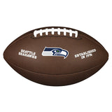 Wilson NFL Team Logo Seattle Seahawks (Gr. 9) American Football WTF1748XBSE - braun-dunkelblau
