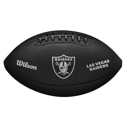 Wilson Las Vegas Raiders NFL Team Metallic Premiere Official Size American Football WF4015817XBOF-