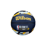 Wilson All Star NBA 2024 Mini Basketball Größe 3 WZ3015401XB3 - dunkelblau-gelb